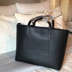 Jcrew Black Tote NWT